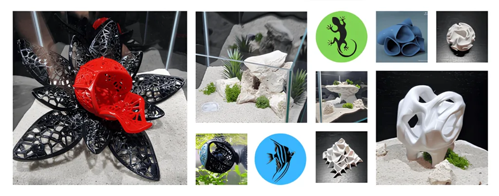 Various stl files and 3d print ideas for Aquariums and Terrariums showcased by Aquireef