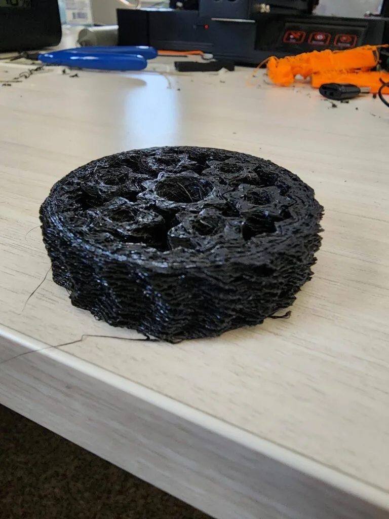Wet petg filament showcased