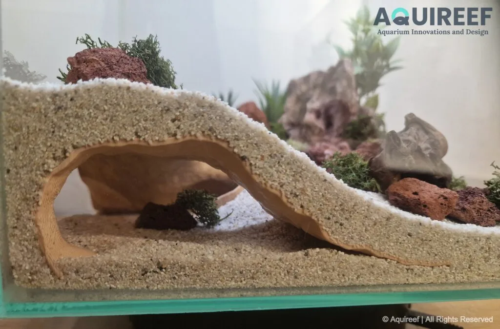 Aquireef Custom Print Blog showcasing the Riptide aquarium terrarium fish hide cave decoration 4 min