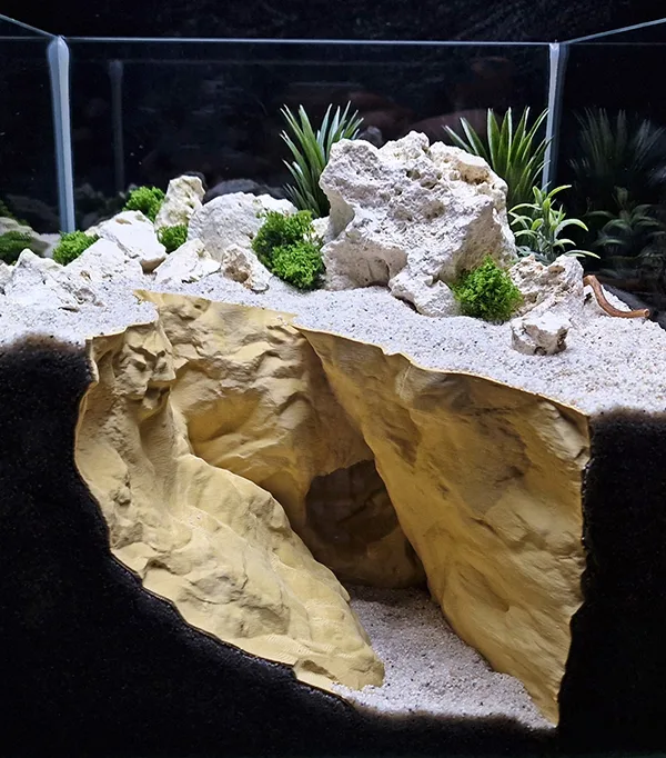 Aquarium and Terrarium 3D Print Designs Collection - the Grand Canyon Cave by Aquireef