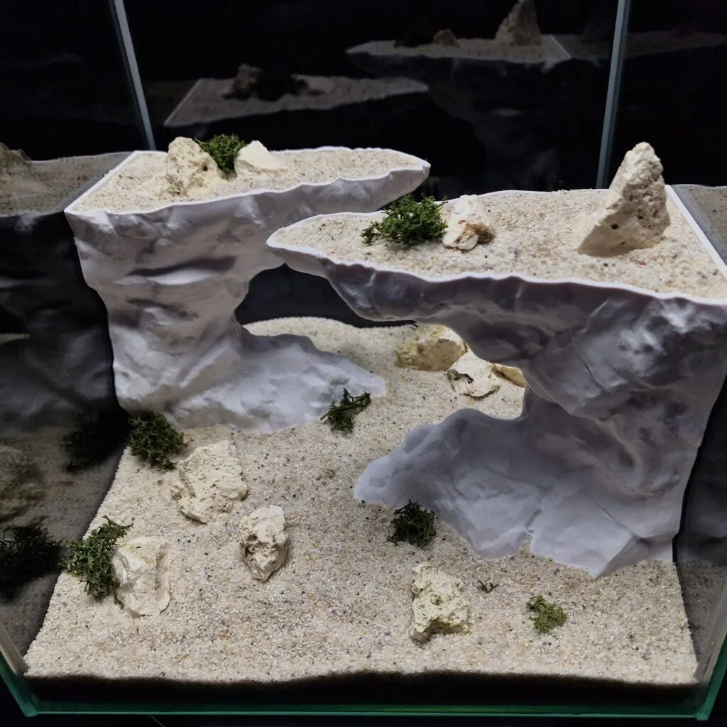 Aquarium & Terrarium 3D Print Designs Collection - the Multifunctional Planter Caves by Aquireef