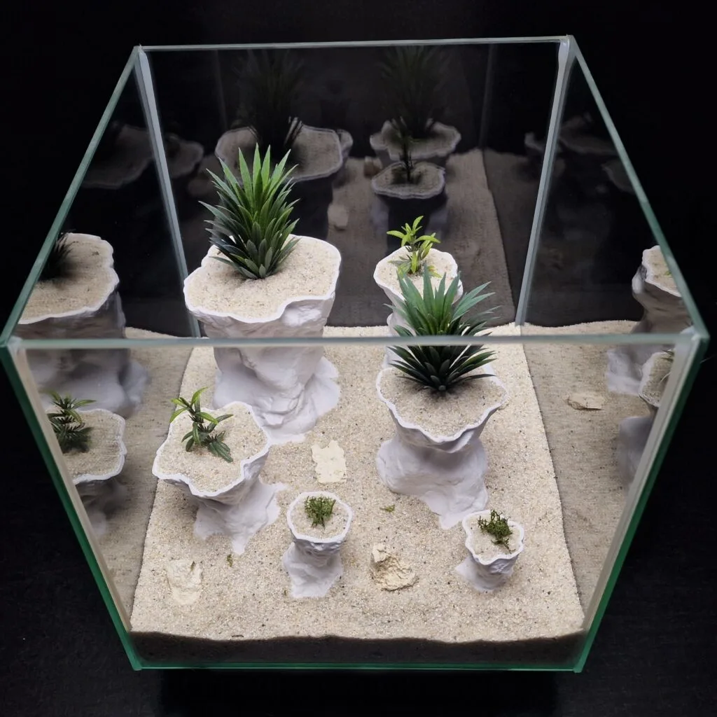 Aquarium & Terrarium 3D Print Designs Collection - the Multifunctional Planter Caves by Aquireef
