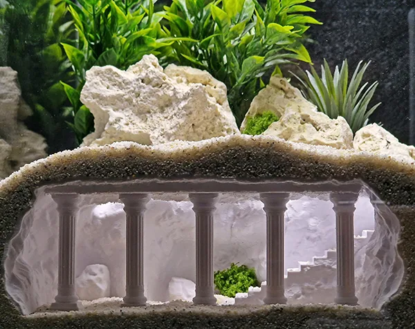 Aquarium and Terrarium 3D Print Designs Collection - the Echoes of Rome Cave by Aquireef