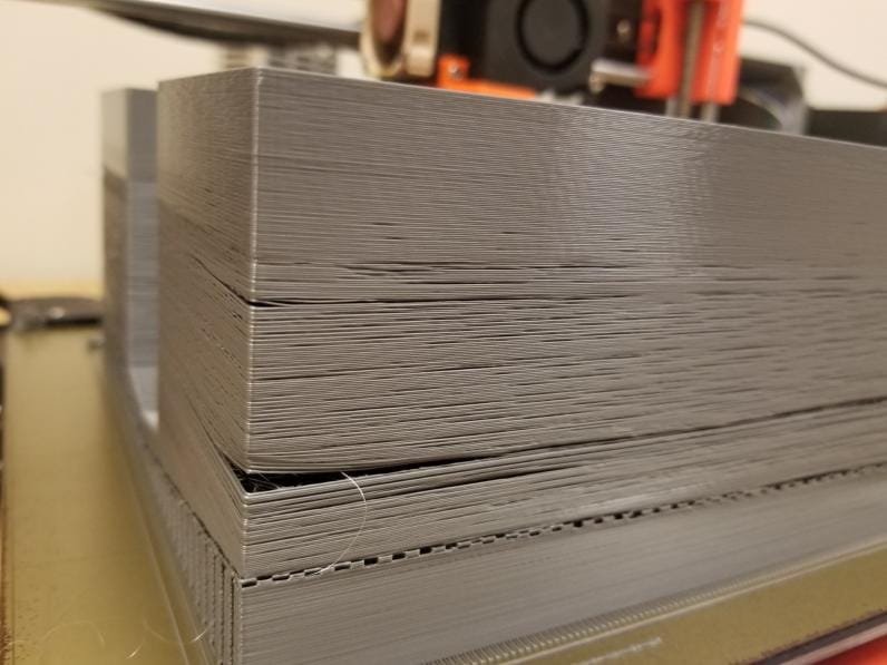Layer adhesion problems in 3d printing due to partial nozzle clog