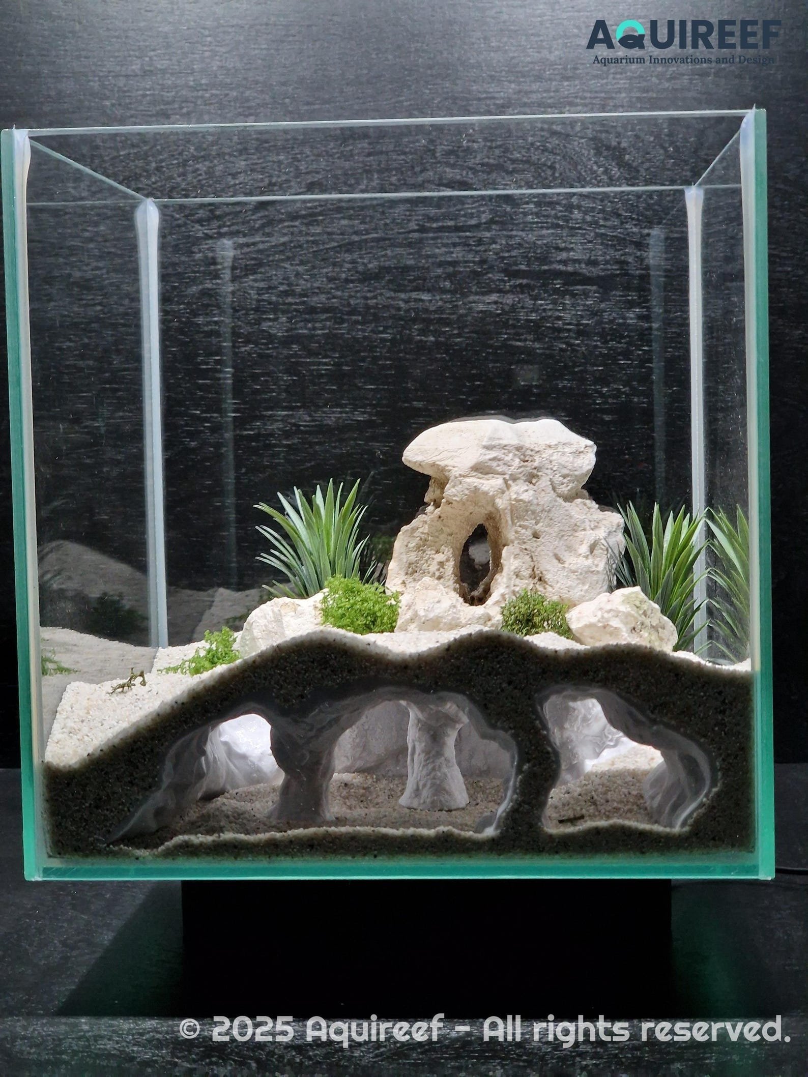 Atlantis Catacombs Cave - Aquarium & Terrarium decor cave | Critter underground hide | Fish, shrimp, reptile pet house | 3D Printable STL - Image 2