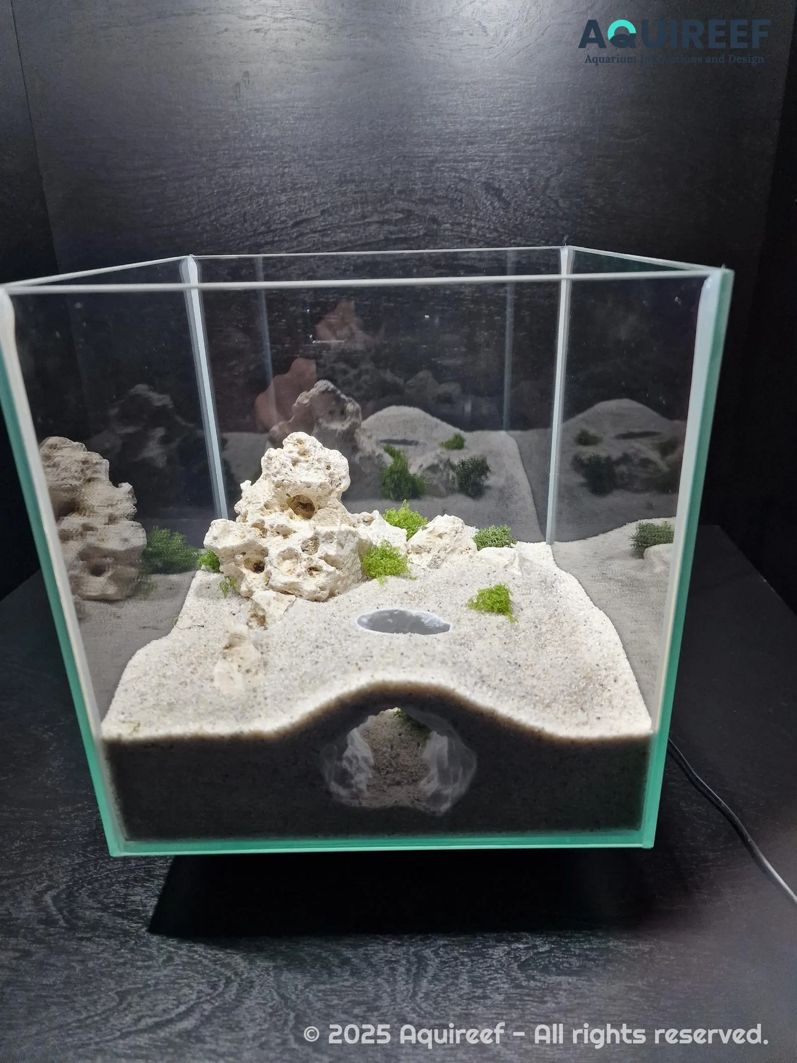 Vortex Cave - Aquarium & Terrarium decor cave | Critter underground hide | Fish, shrimp, reptile pets house | 3D Printable STL - Image 3