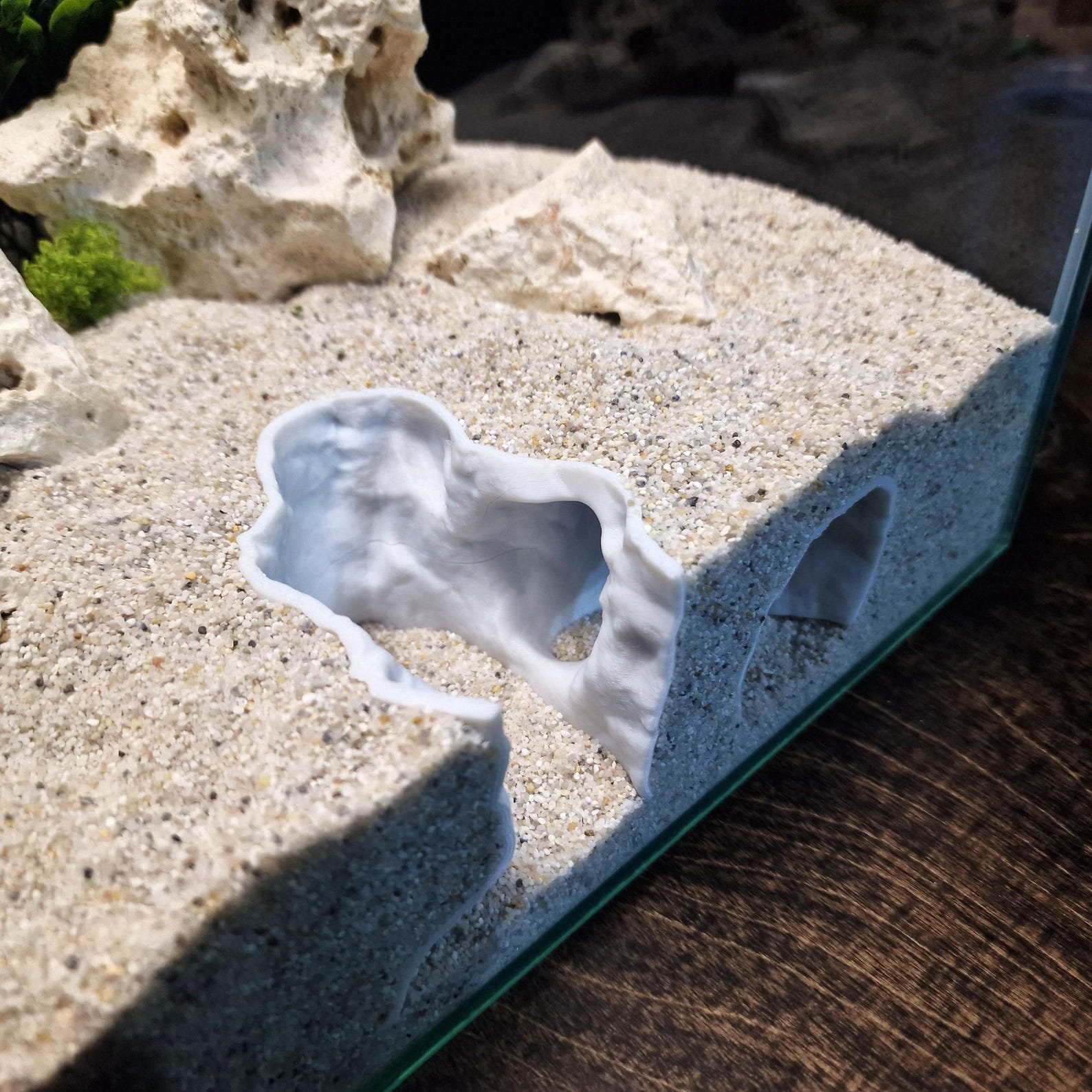 ReefSand - Aquarium & Terrarium decor cave | Critter underground hide | Fish, shrimp, reptile pets house | 3D Printable STL - Image 2