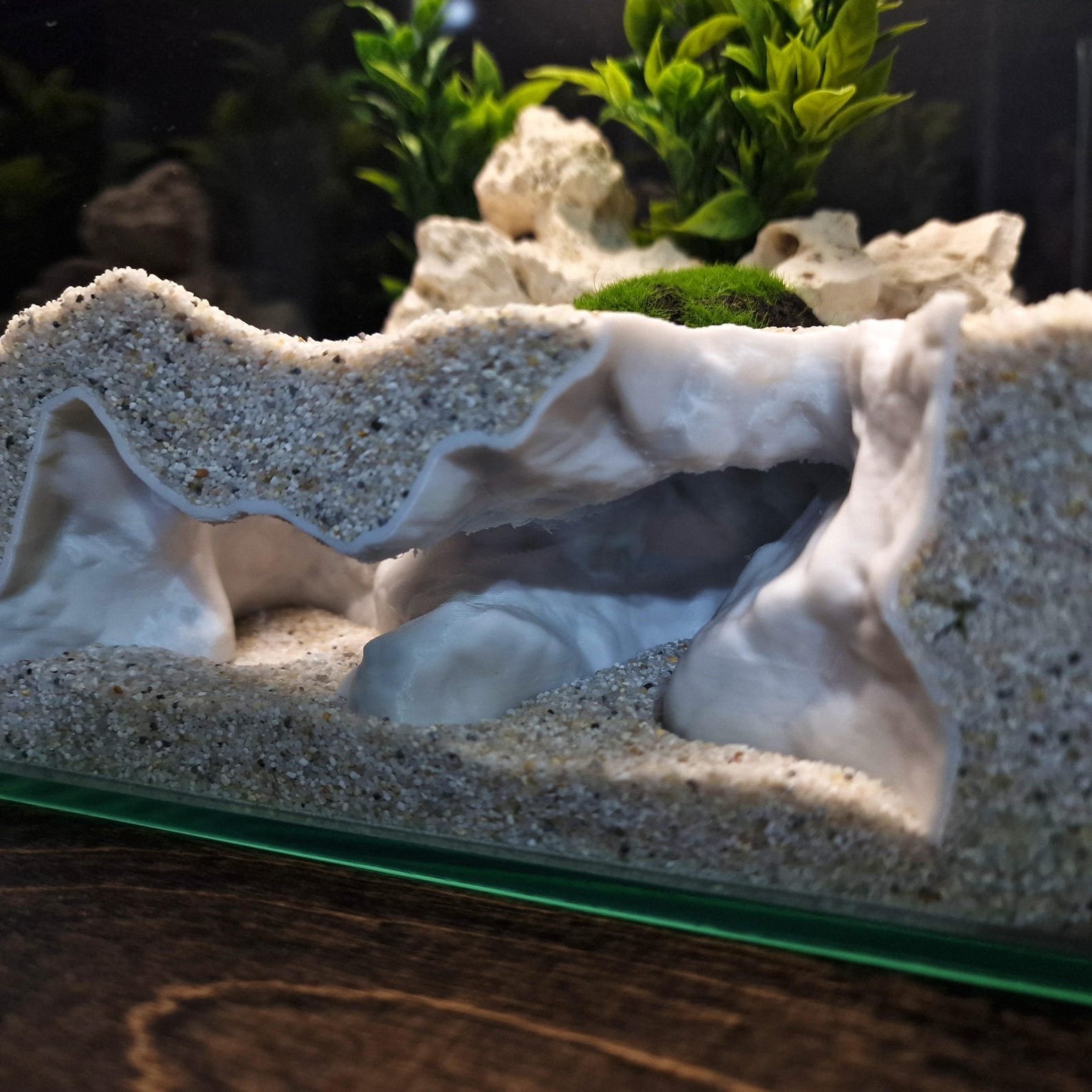 ShoreSand - Aquarium & Terrarium decor cave | Critter underground hide | Fish, shrimp, reptile pets house | 3D Printable STL - Image 4