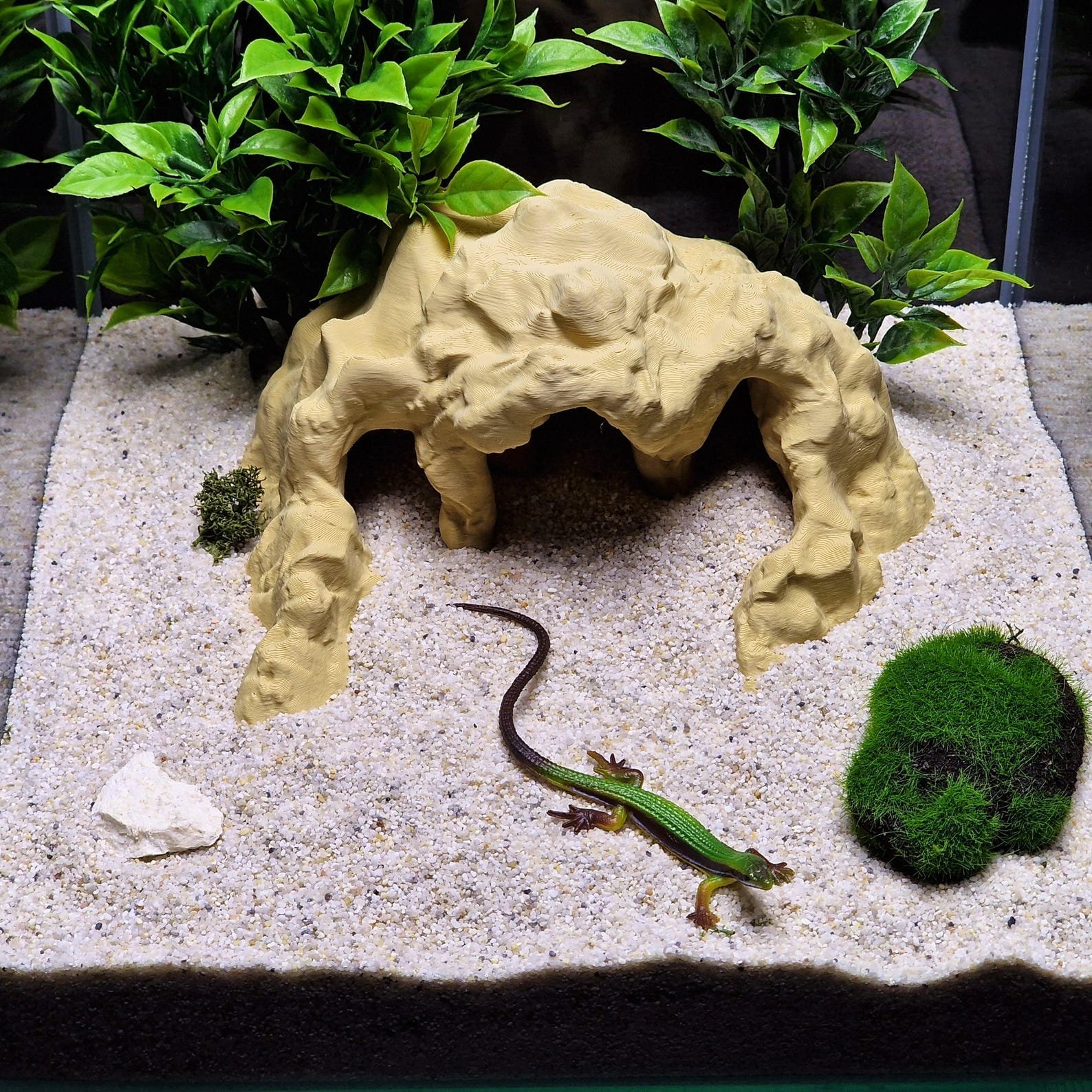 Marine's Hollow - Aquarium & Terrarium decor cave | Critter underground hide | Fish, shrimp, reptile pet house | 3D Printable STL - Image 5