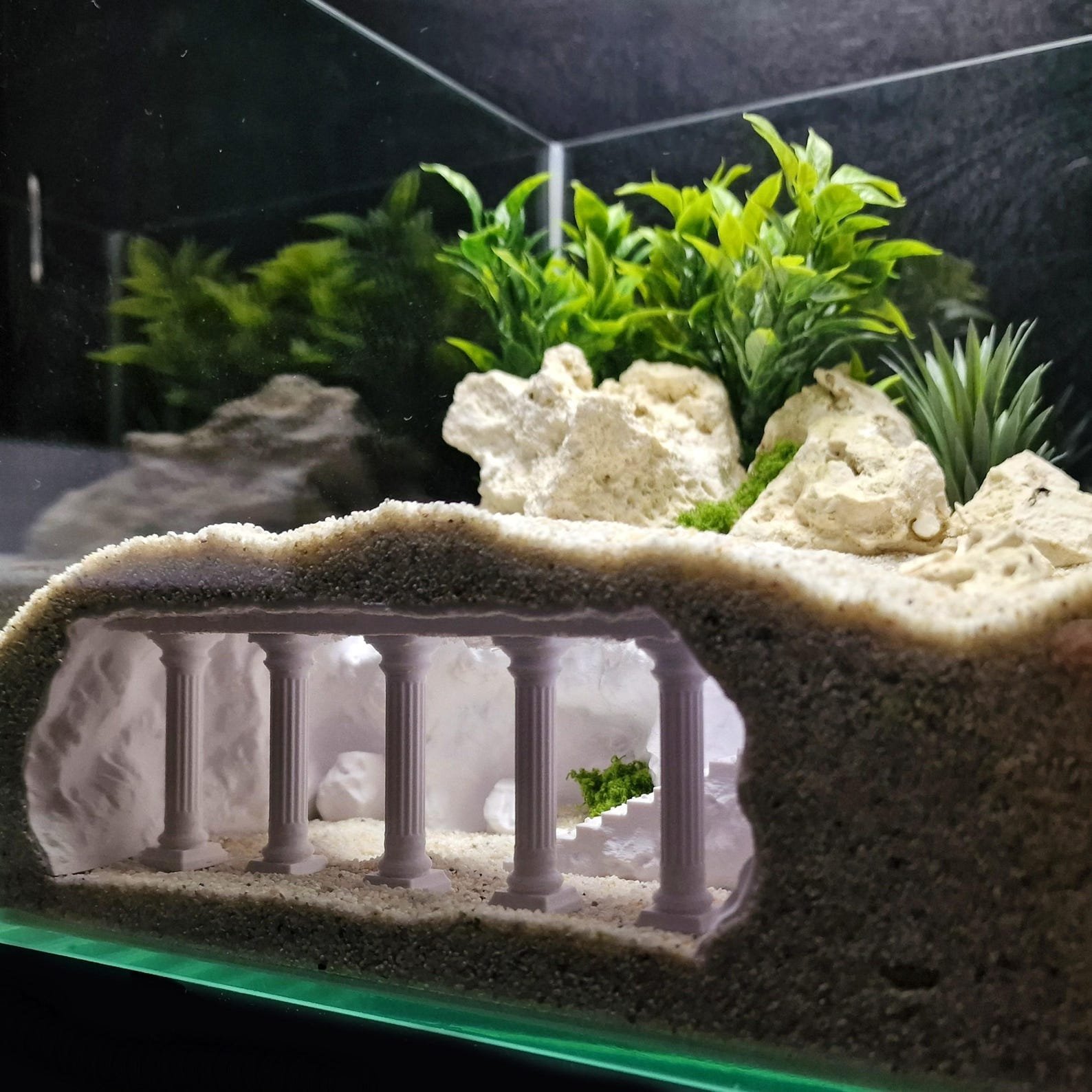 Secrets of Rome - Aquarium & Terrarium decor cave | Critter underground hide | Fish, shrimp, reptile pet house | 3D Printable STL - Image 5