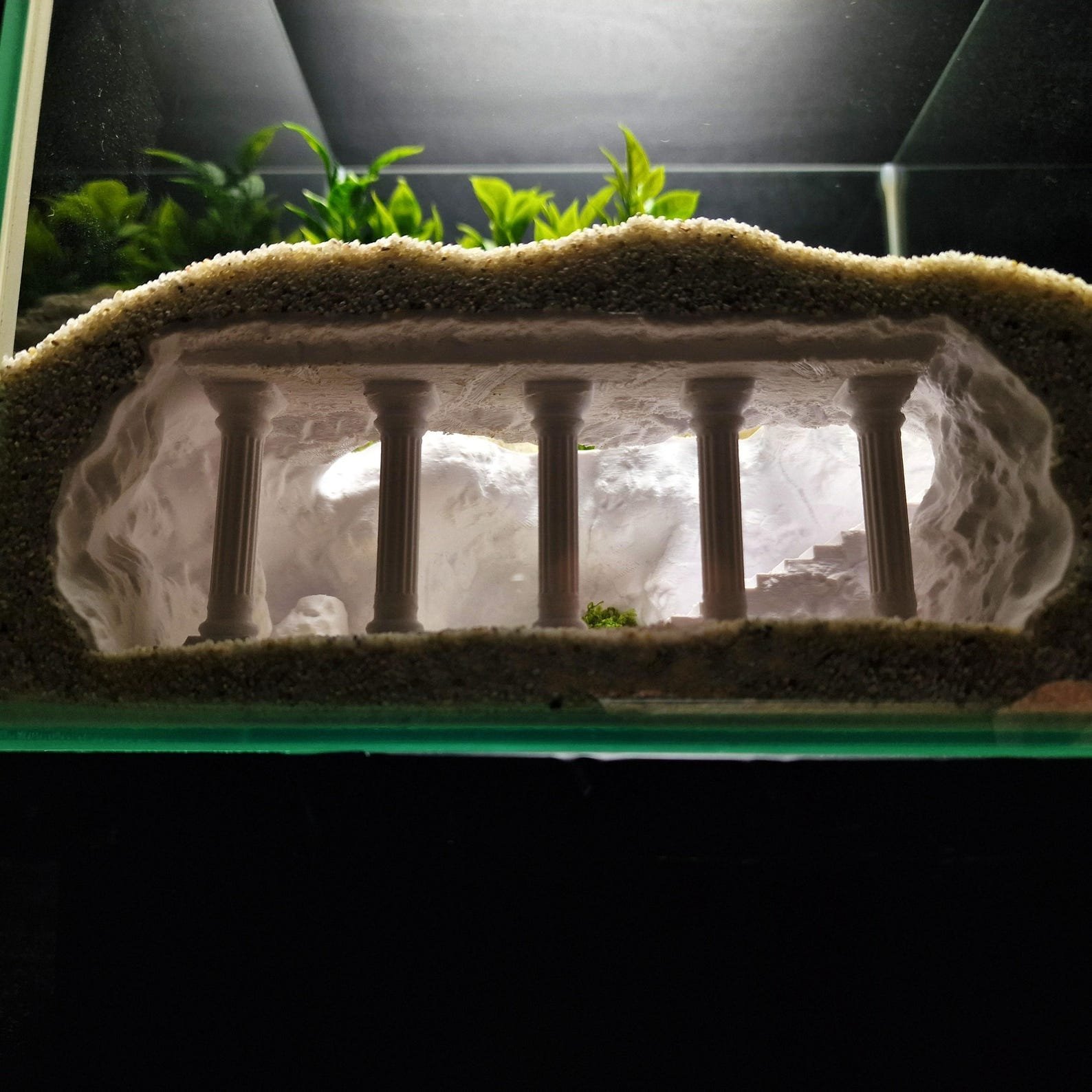 Secrets of Rome - Aquarium & Terrarium decor cave | Critter underground hide | Fish, shrimp, reptile pet house | 3D Printable STL - Image 6