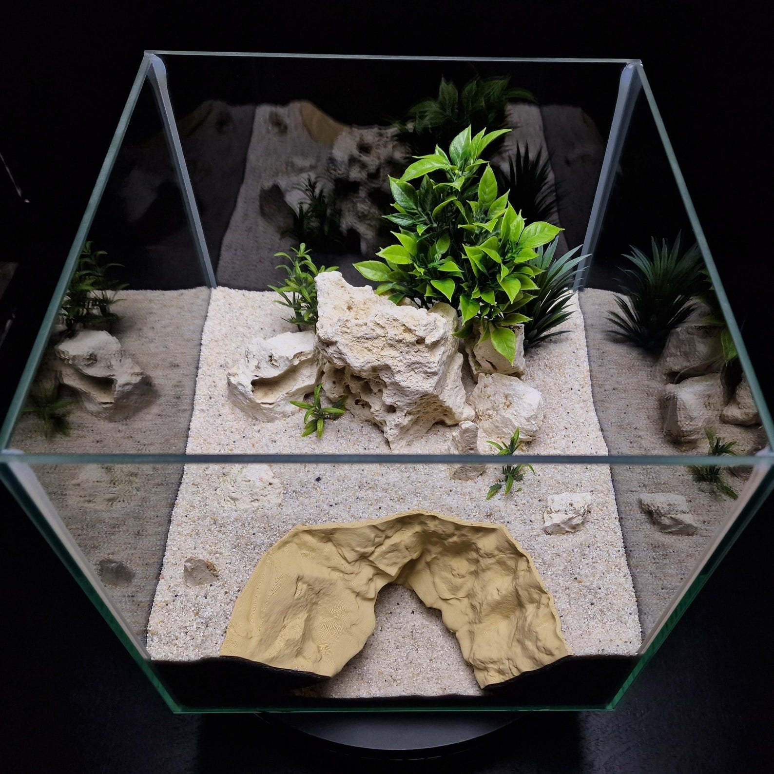 Shoalstone Cave - Aquarium & Terrarium decor cave | Critter underground hide | Fish, shrimp, reptile pet house | 3D Printable STL - Image 2