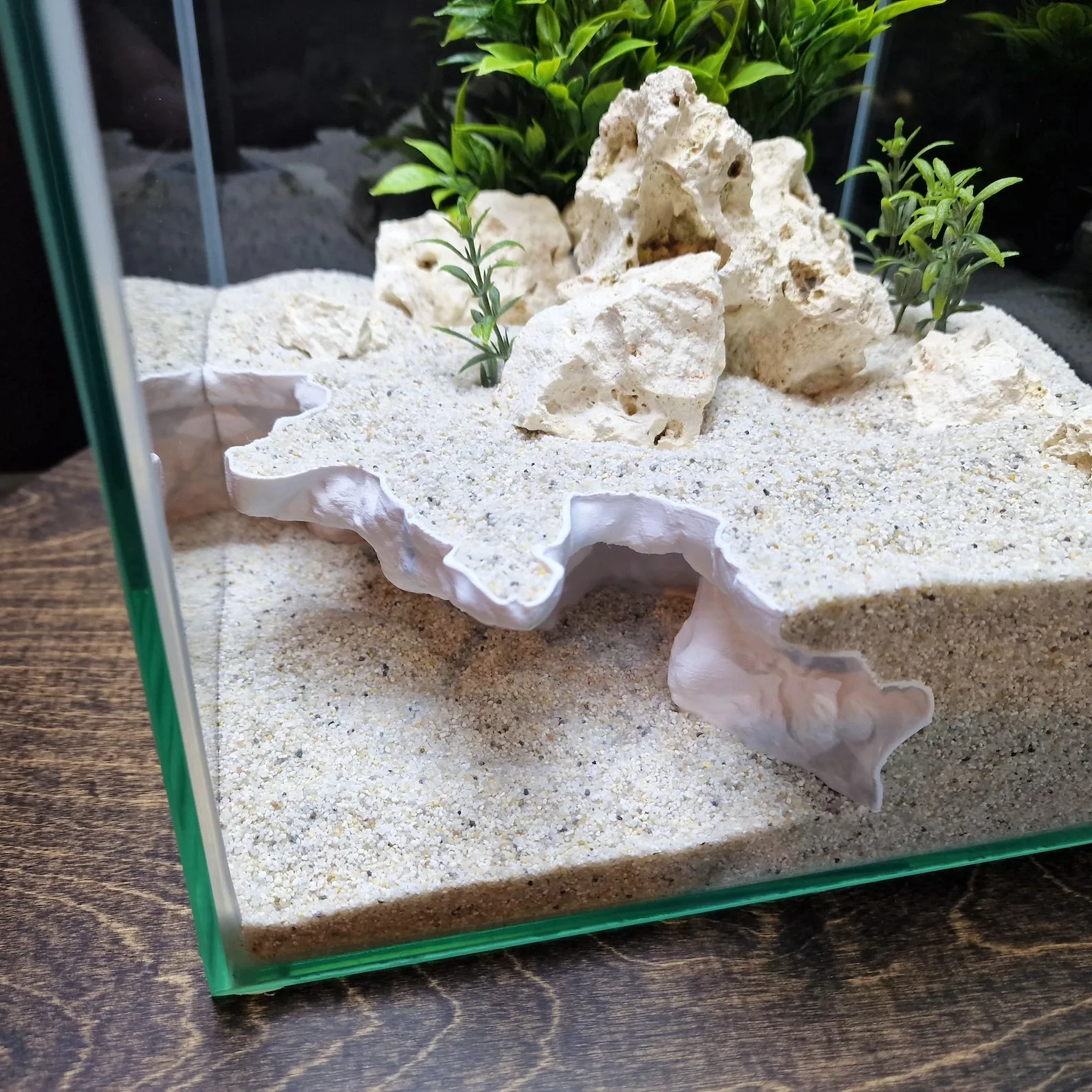 AquaVault - Aquarium & Terrarium decor cave | Critter underground hide | Fish, shrimp, reptile pets house | 3D Printable STL - Image 3