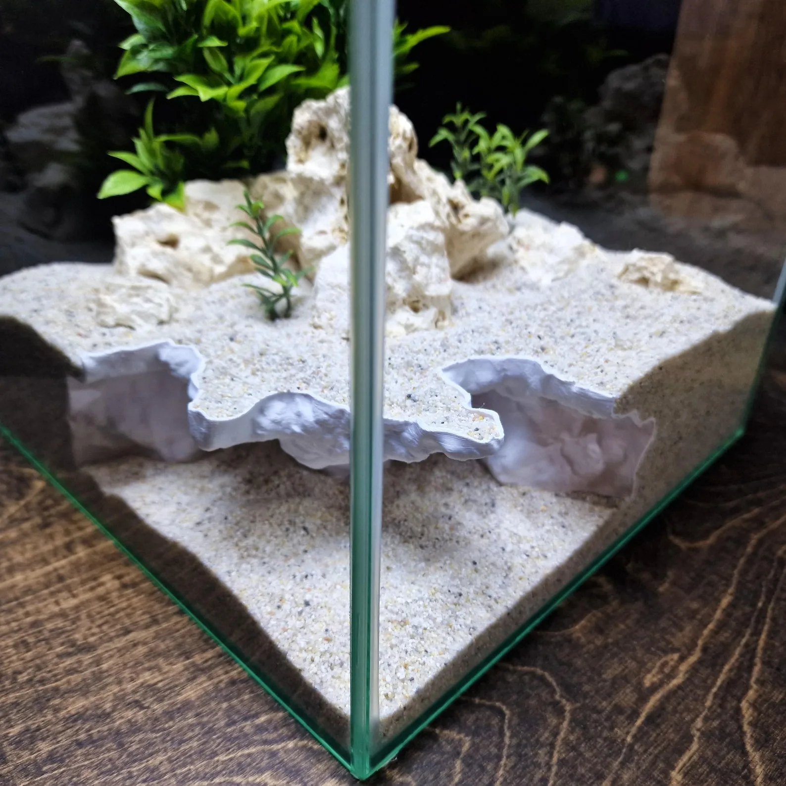 AquaVault - Aquarium & Terrarium decor cave | Critter underground hide | Fish, shrimp, reptile pets house | 3D Printable STL - Image 4
