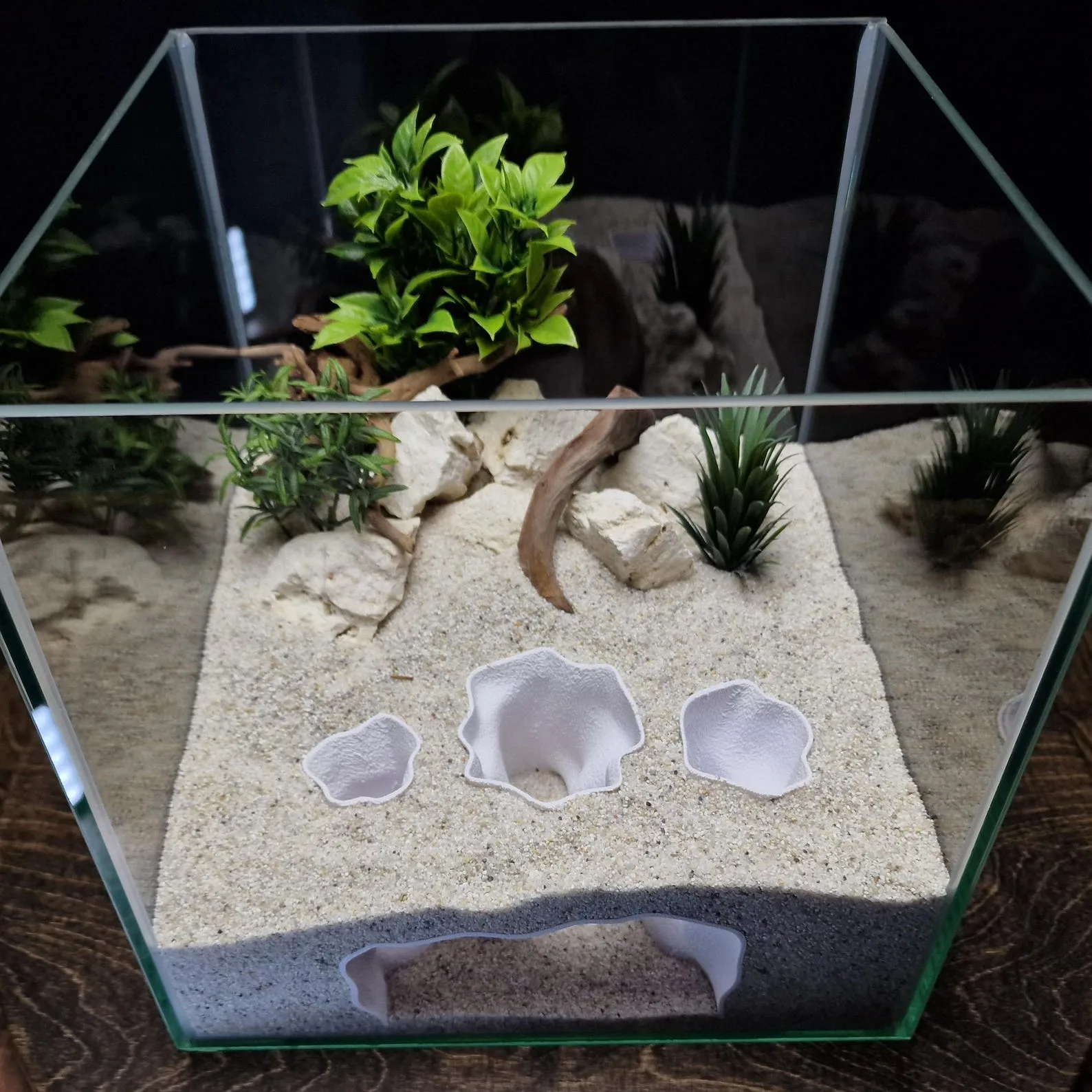 Ocean Cradle - Aquarium & Terrarium decor cave | Critter underground hide | Fish, shrimp, reptile pets house | 3D Printable STL - Image 4