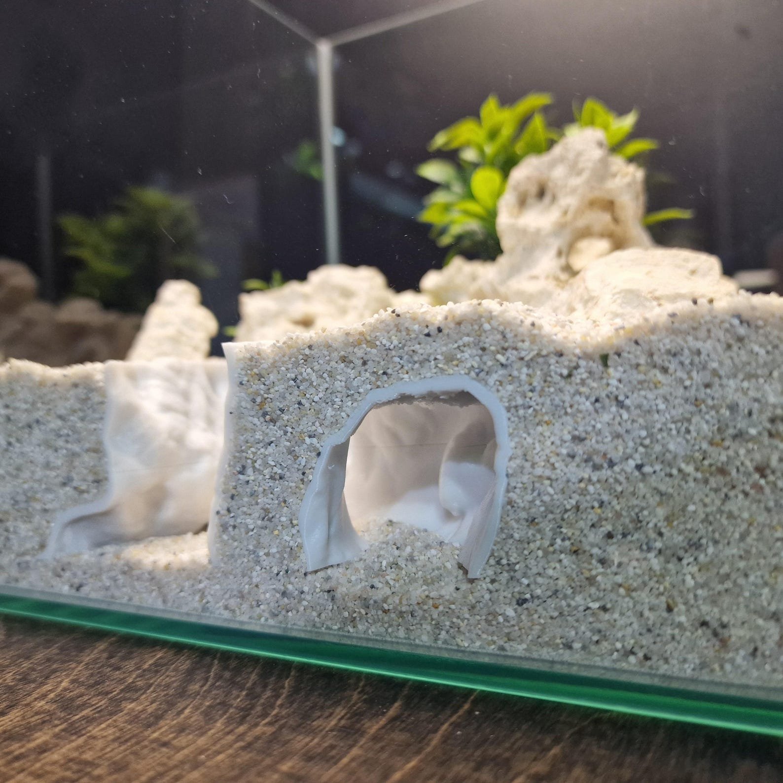 ReefSand - Aquarium & Terrarium decor cave | Critter underground hide | Fish, shrimp, reptile pets house | 3D Printable STL - Image 3