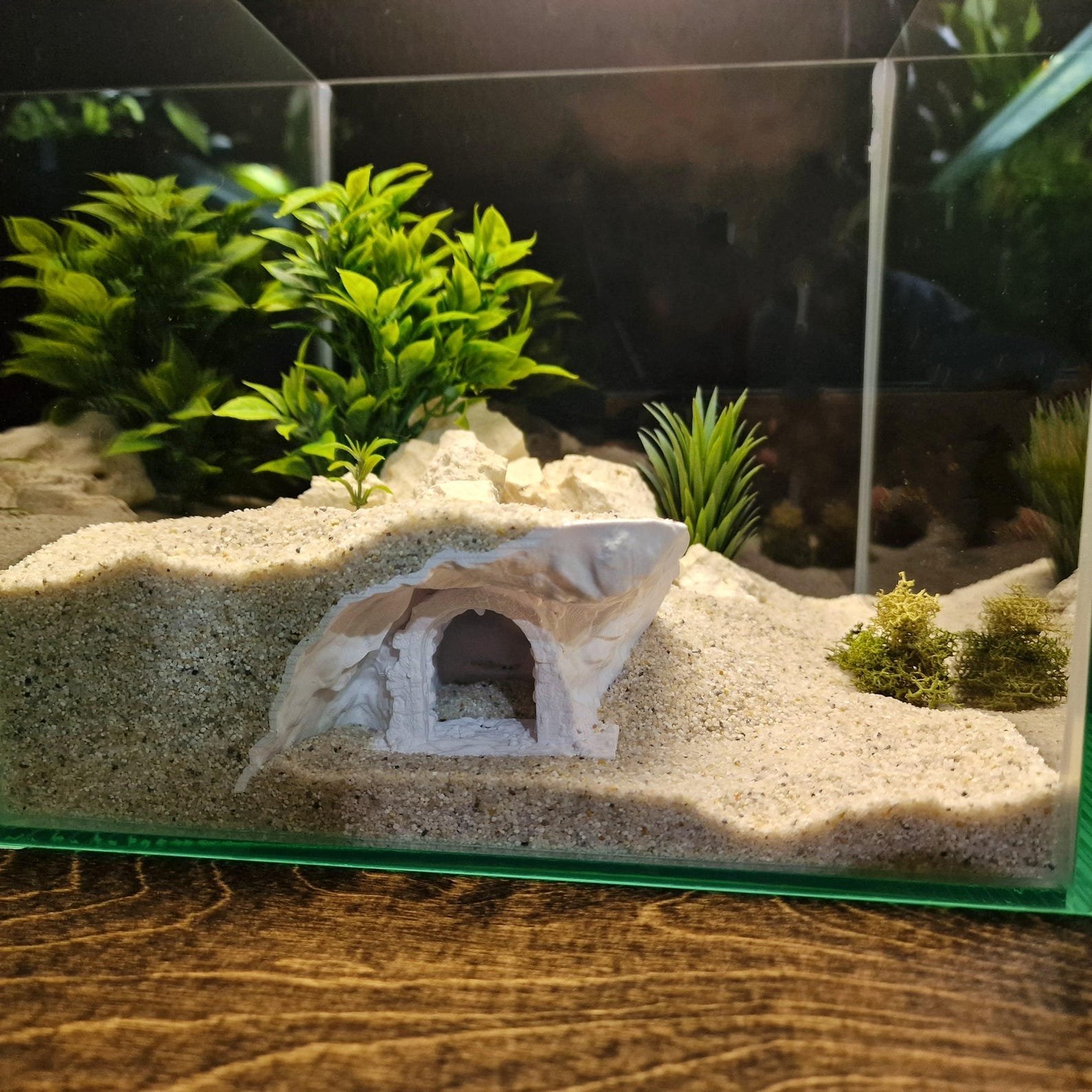 Secret Tomb - Aquarium & Terrarium decor cave | Critter underground hide | Fish, shrimp, reptile pets house | 3D Printable STL - Image 5