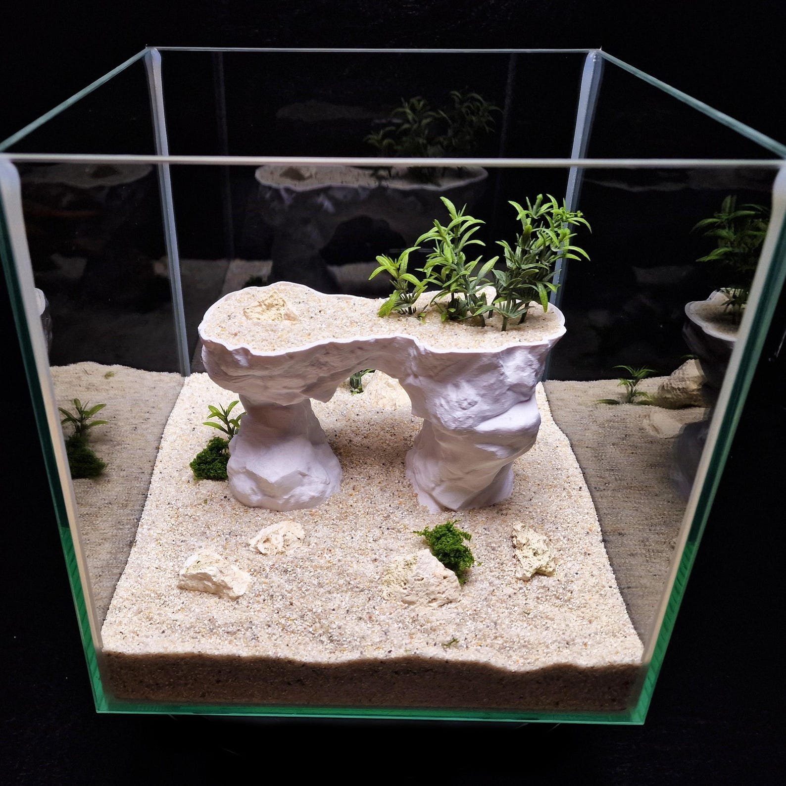 Rocky Gates - Aquarium & Terrarium decor cave | Critter underground hide | Fish, shrimp, reptile pet house | 3D Printable STL - Image 3